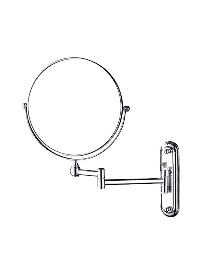 Two-Sided Swivel Makeup Mirror Silver