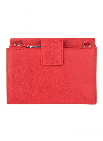 Foldable Crossbody Clutch Red