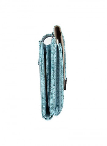 Foldable Crossbody Clutch Sky Blue