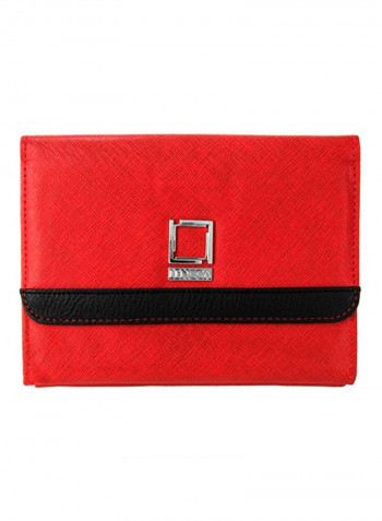 Leather Crossbody Bag Red