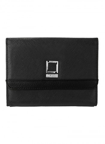 Envelope Clutch Jet Black/Silver