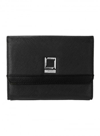 Foldable Crossbody Clutch Black