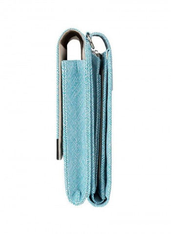 Foldable Crossbody Clutch Sky Blue