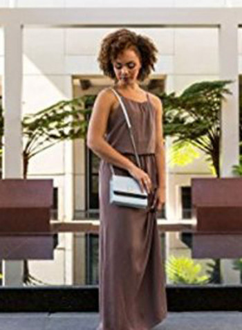 Leather Crossbody Bag Skyblue