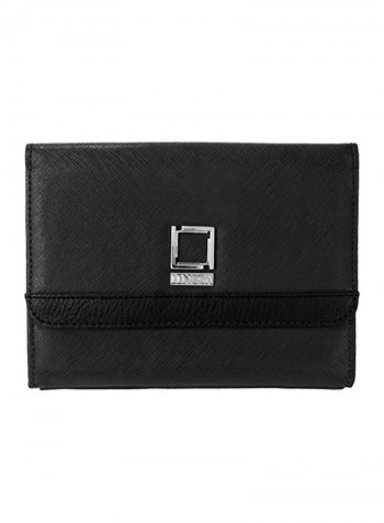 Foldable Crossbody Clutch Black