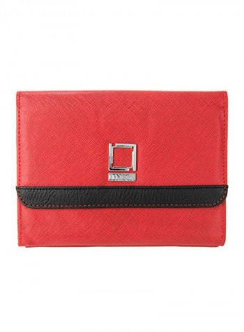 Envelope Clutch Red/Silver