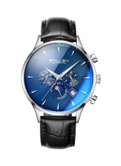 Men's Leather Analog Watch SL1814