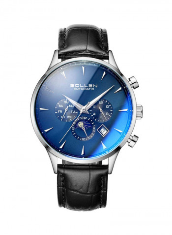 Men's Leather Analog Watch SL1814