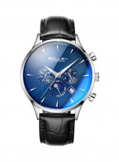 Men's Leather Analog Watch SL1809