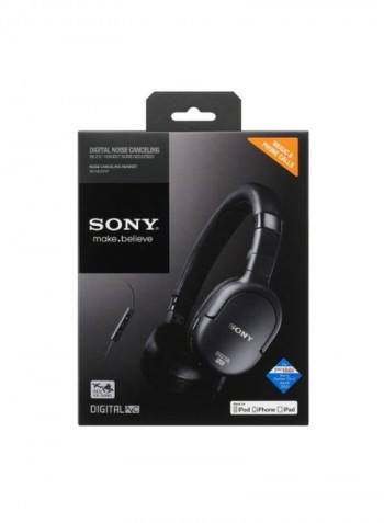 Noise-Cancelling Over-Ear Headphones Black
