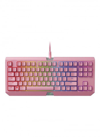 Huntsman Wired Opto-Mechanical Gaming Keyboard 14.02x44.48x3.51cm Pink/Grey/Yellow