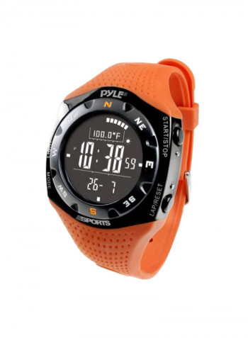 Water Resistant Smartwatch Orange/Black