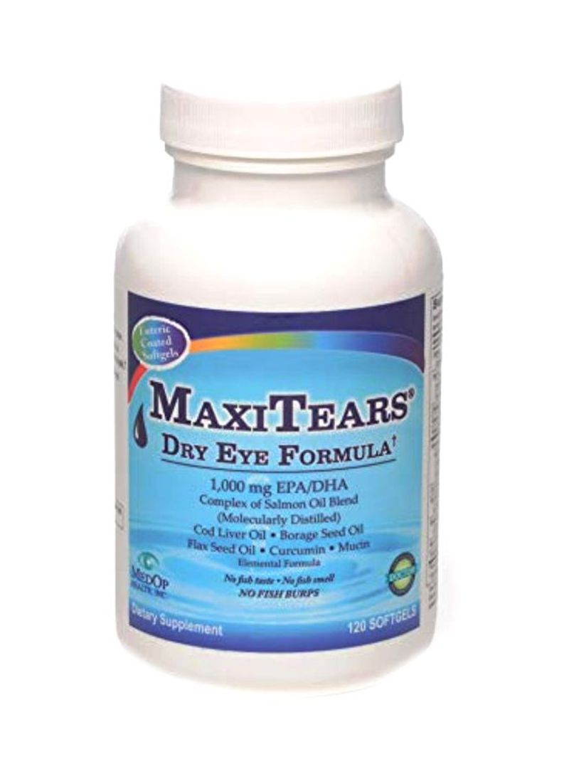 Pack Of 3 Dry Eye Formula Dietary Supplement 1000 mg- 120 Softgels