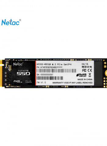 Netac N930E Flash High Speed Internal Solid State Drive Hard Disk 120غيغابايت أسود