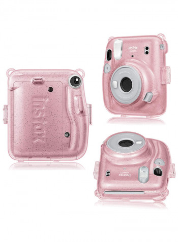 Fujifilm Instax Mini 11 Instant Camera With Transparent Case And Plain Film 20 Sheets