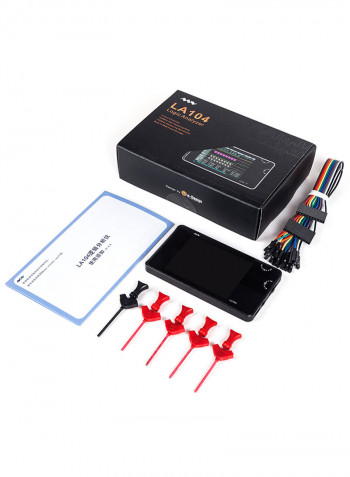 Mini DSO LA104 Digital Logic Analyzer Black