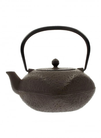 Japanese Artisan Tetsubin Teapot Grey/Black 42ounce