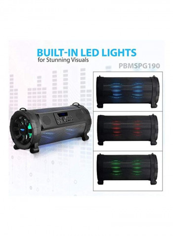 Portable Bluetooth Boombox Stereo System B075RMZ5ZS Black