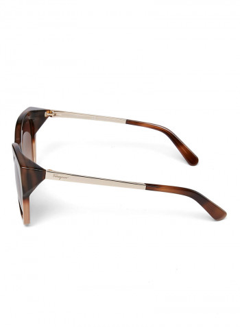 Women's Cat-Eye Frame Sunglasses - Lens Size: 53 mm