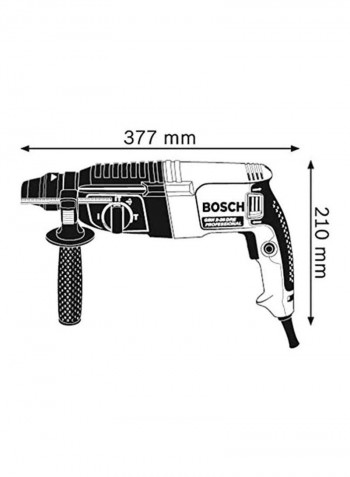 Rotary Hammer, GBH 2-26 DRE Blue/Black/Silver 377x210millimeter