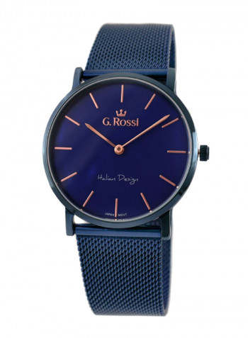 Women's Layla Round Shape Stainless Steel Analog Watch 8709B2-6F3