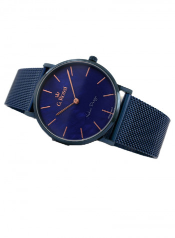 Women's Layla Round Shape Stainless Steel Analog Watch 8709B2-6F3