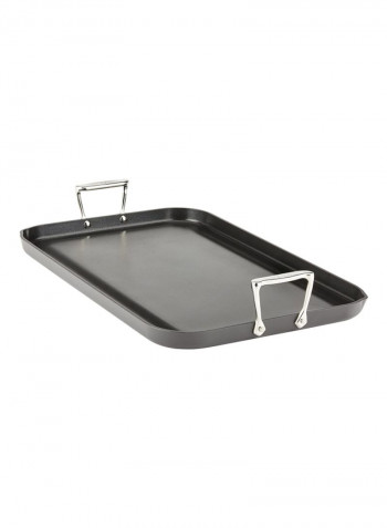 Anodized Nonstick Griddle Black 22x14x4inch