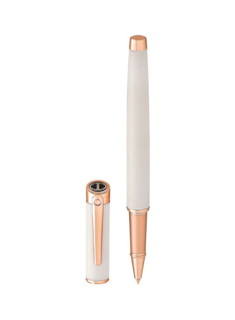 Essentials Collection Rollerball Pen White/Rose Gold