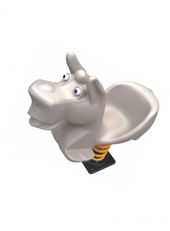 RW-15208 Rocking Spring Hippo Rider