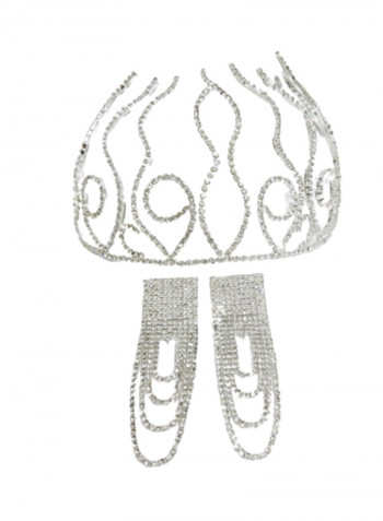 Bridal Crown With Earrings