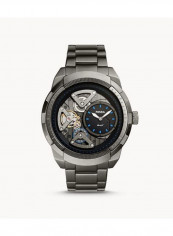 Men's Bronson Twist Smoke Stainless Steel Strap Wrist Watch ME1171