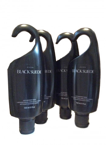 4-Piece Suede Hair And Body Wash Set 4 x 5ounce