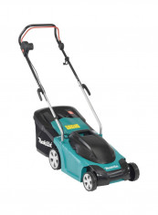 PT Electric Lawnmower Push Type 33Mm 1100W ELM3320 + Masterplug Extension 15Mtrs P Blue/Black 650x350x490millimeter
