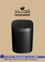 Renewed - Smart Bluetooth Speaker With Alexa Voice Control SONOS ONE Black