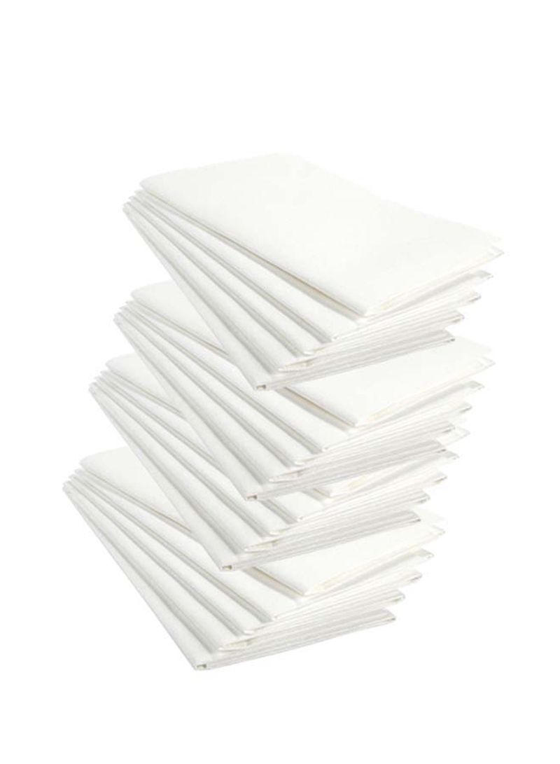 20 -Piece Ultimate Cloth White 15.50X13.50inch