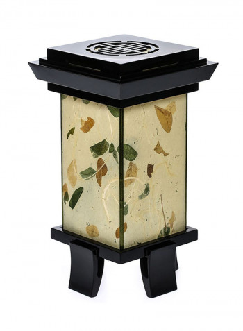 Logo Table Lamp Cream/Black