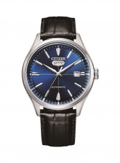 Men's Mechanical Leather Analog Watch NH8390-20L