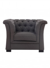 Chester Hill Sectional Sofa Black 94x107x83centimeter