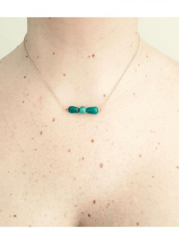 Avocado Pure Colombian Emeralds Necklace