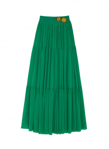 Fashionable Maxi Skirt Green
