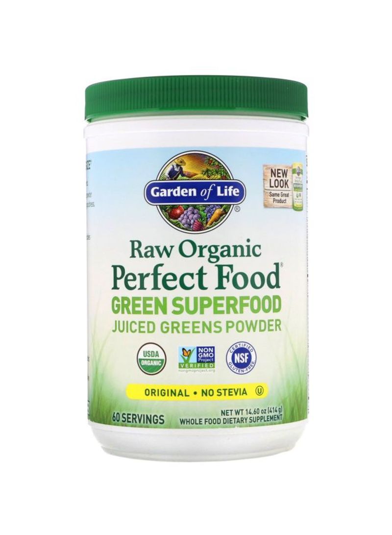 Raw Organic Perfect Food Green Superfood Juiced Greens Powder