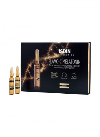 10-Ampoule Flavo-C Melatonin Night Recovery Serum 2ml