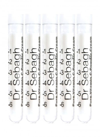 5-Piece Pure Vitamin C Powder Cream 1.95ounce