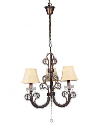 Rustic Chandelier Brown/Beige/White 640x660millimeter