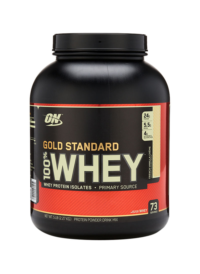 Gold Standard 100 Percent Whey Protein - French Vanilla Cream - 2.27 Kg
