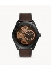 Men's Bronson Twist Leather Strap Wrist Watch ME1172
