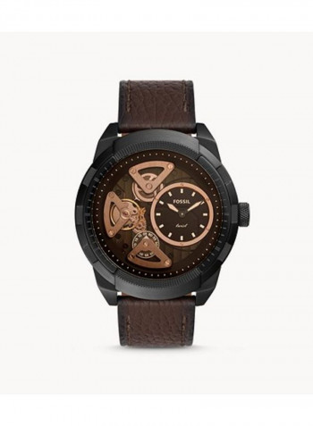 Men's Bronson Twist Leather Strap Wrist Watch ME1172