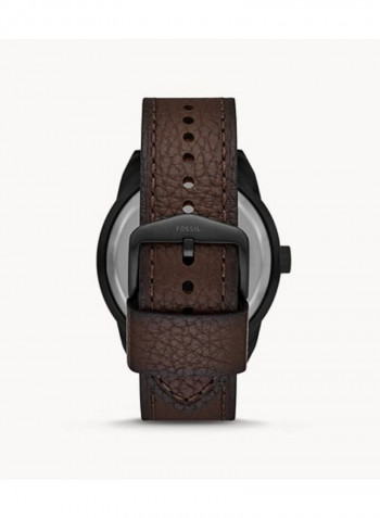 Men's Bronson Twist Leather Strap Wrist Watch ME1172