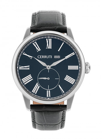 Men's Leather Analog Wrist Watch  C Crwa26303