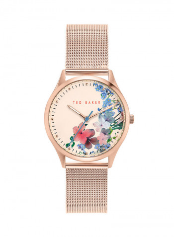 Women's Belgravia Watch With Pink Dial And Stainless Steel Bracelet